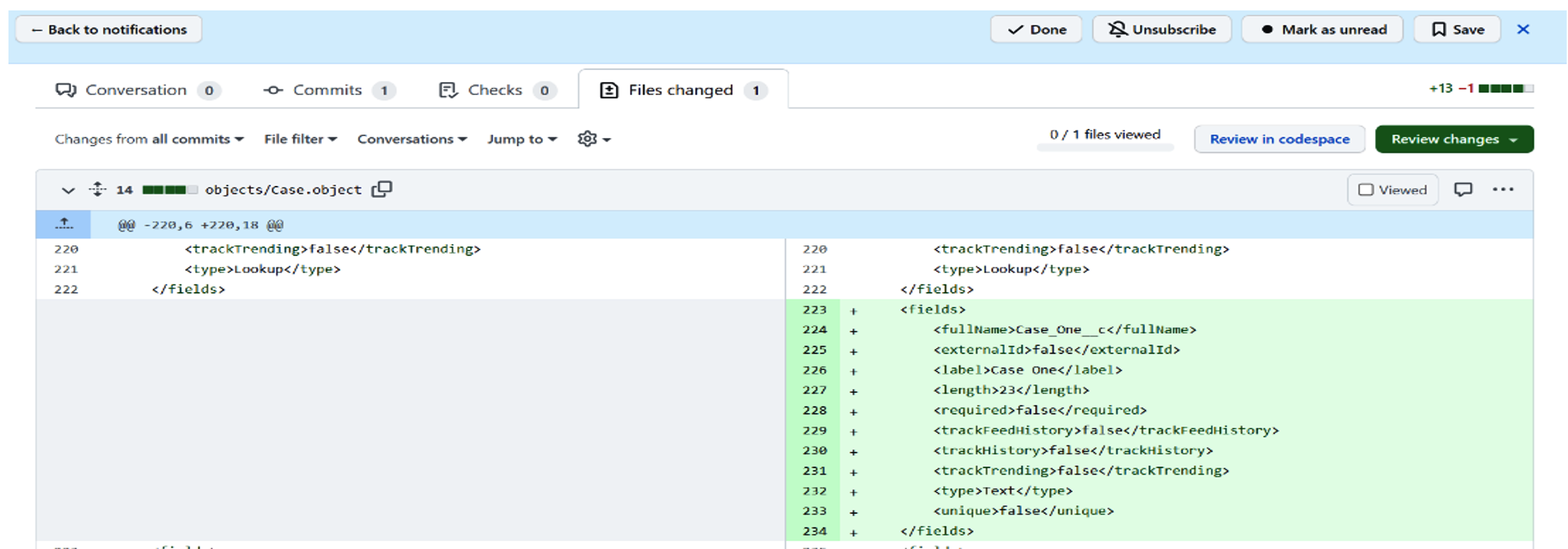 Pull request management - Review changes